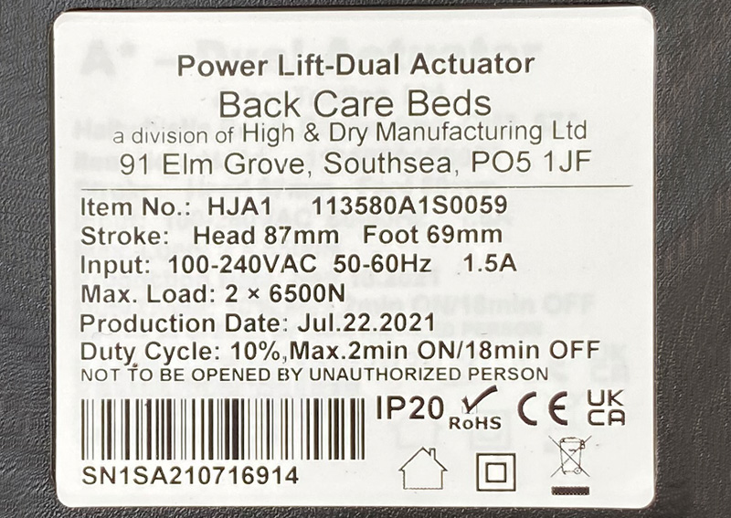 Motor Label