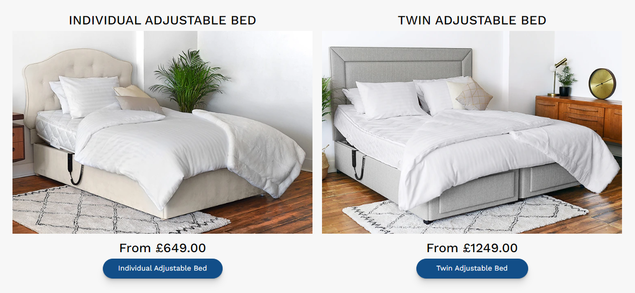 Twin adjustable beds for sale deals